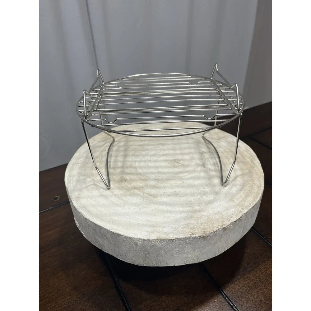 OEM Ninja Foodi 6.5 Qt Reversible Rack Stainless Steel Steam Broil Part AOP109